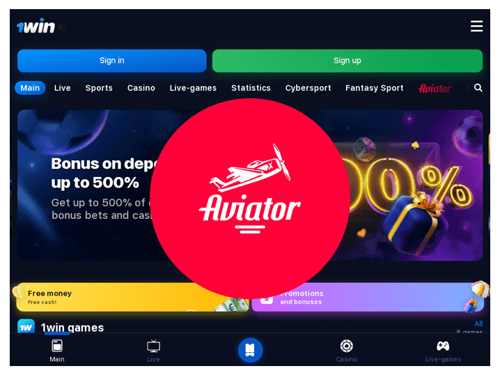 1win Aviator Game Juate en línea por dinero real 2