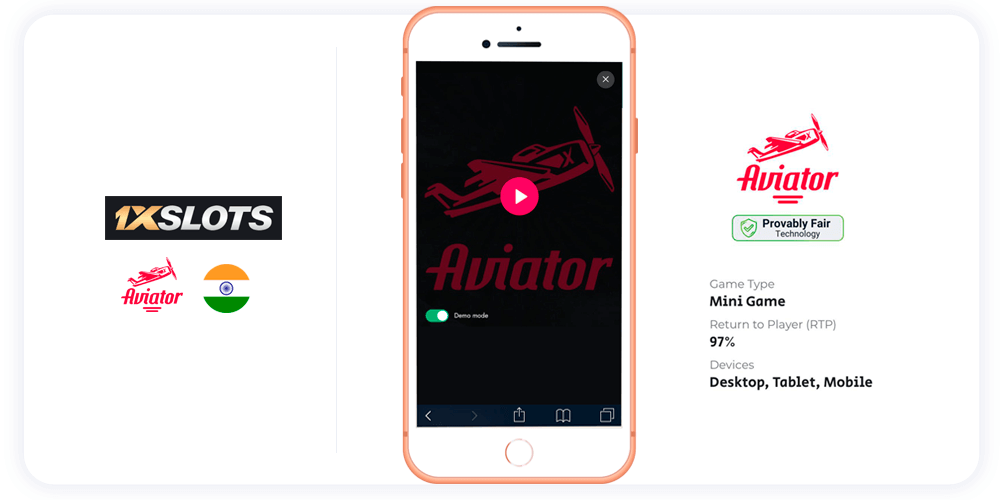 Juega 1xSlots Aviator Game de Spribe Online 3