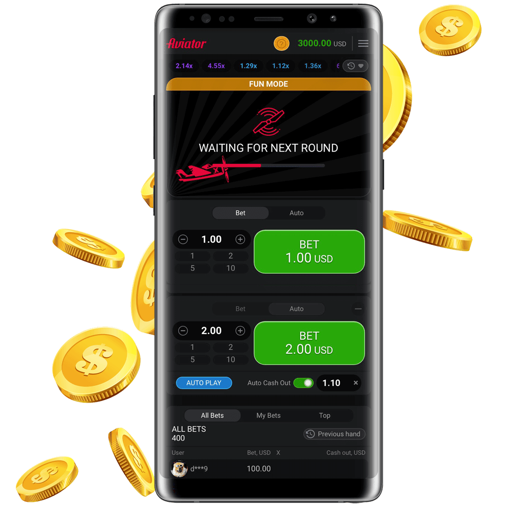 Descargar la aplicación Pin Up Casino Aviator para Android (.APK) e iOS 9