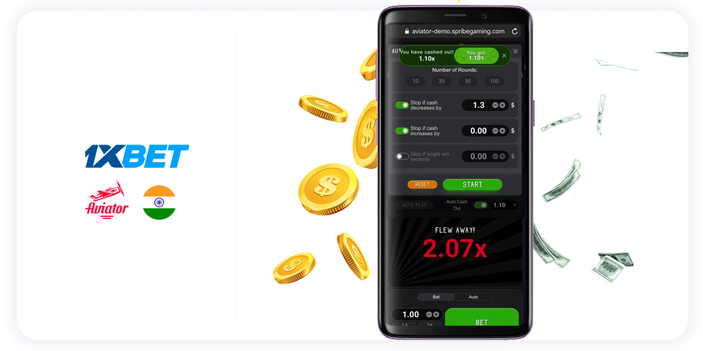 Juega 1xbet Aviator Game en línea por Spribe 7