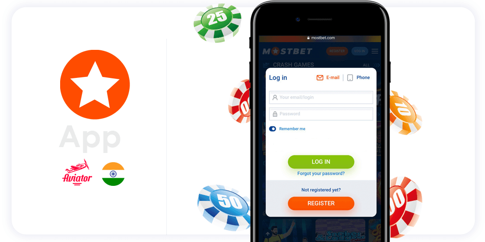 MostBet Casino Aviator para Android 8